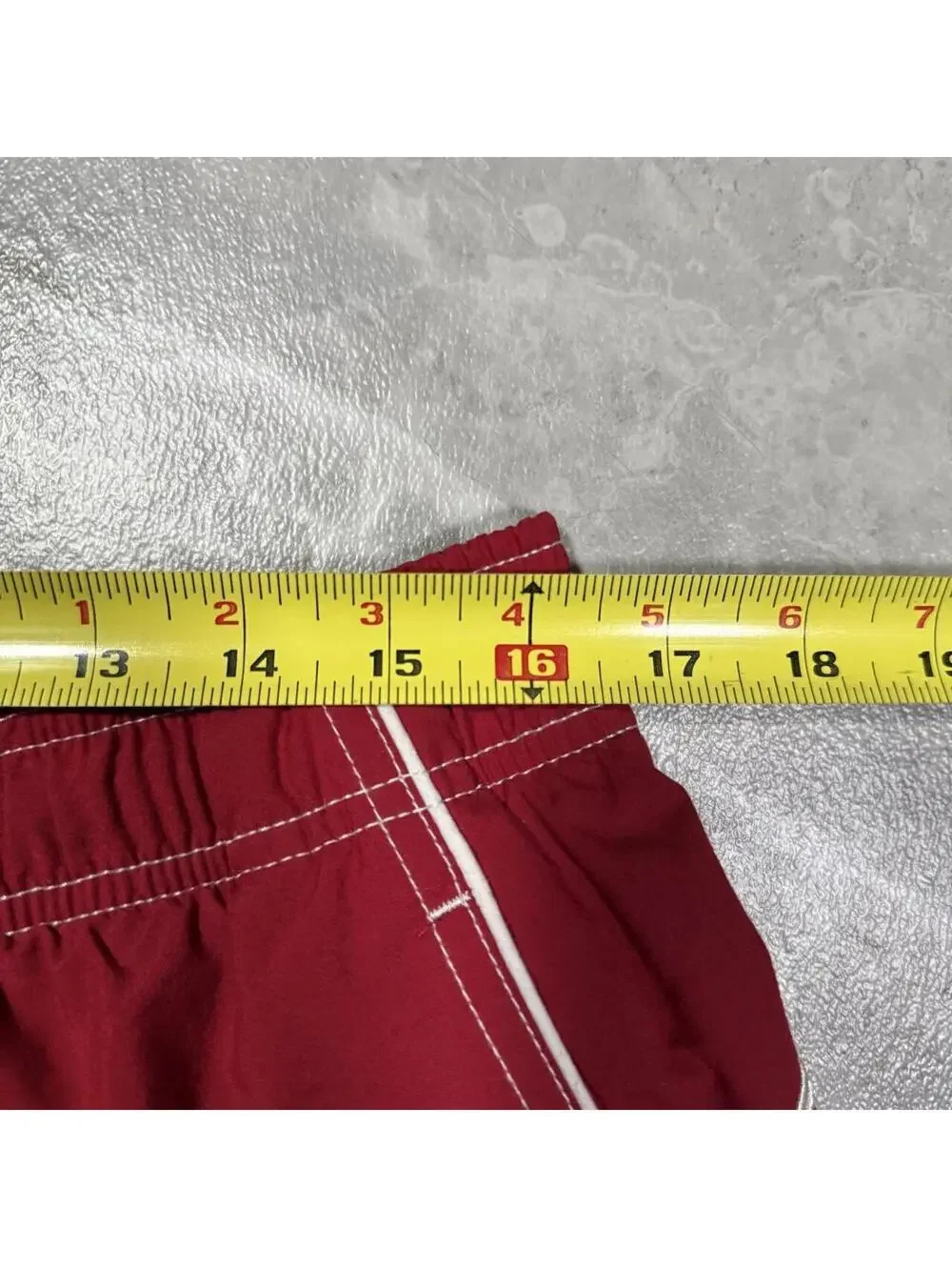 Vintage Speedo Red Cargo Board Shorts Swim Trunks Medium